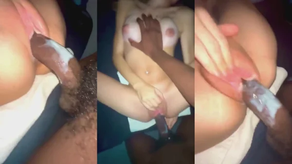 Negão arrombando bucetão melado de novinha casada